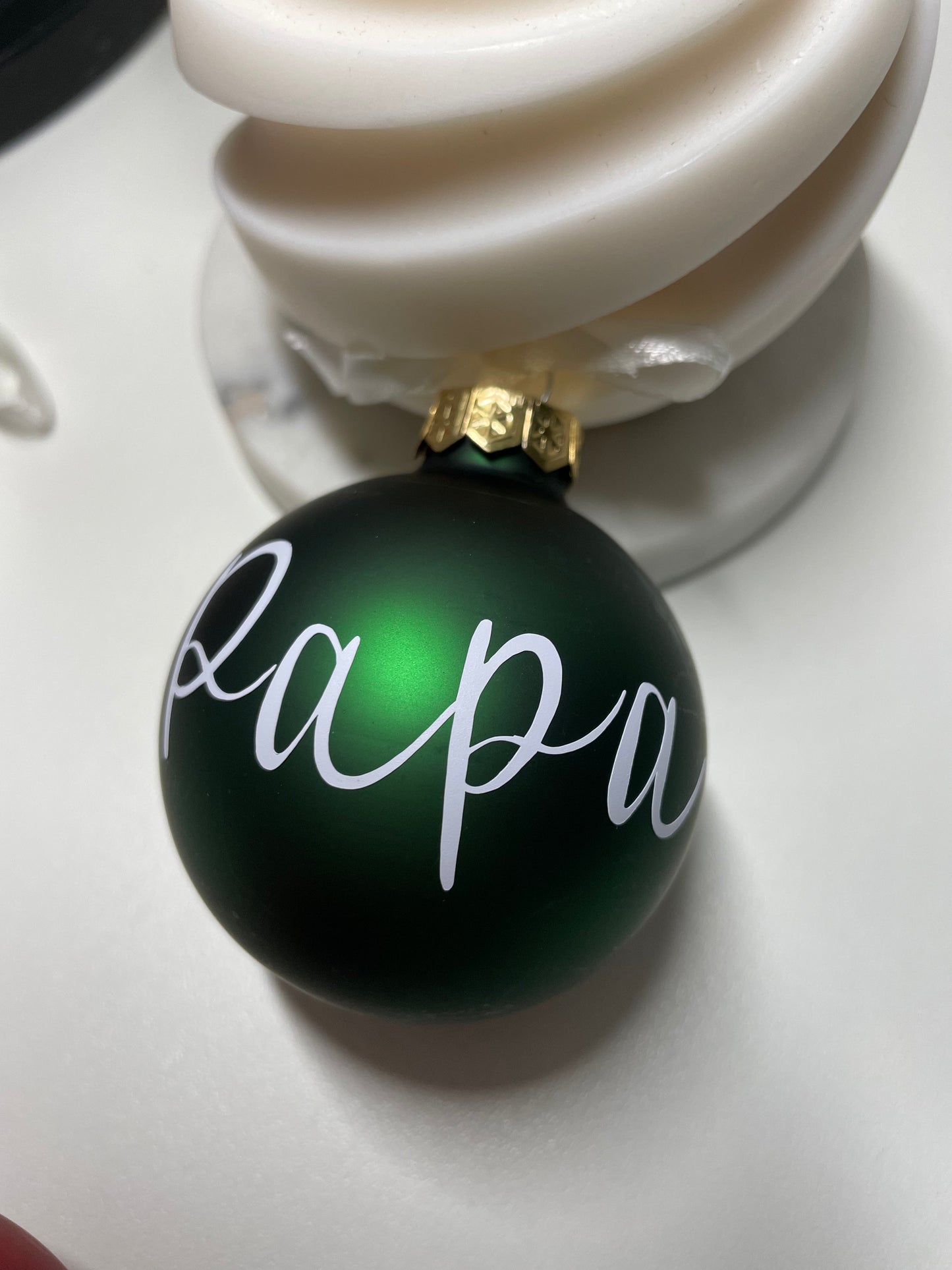 Weihnachtskugel personalisiert