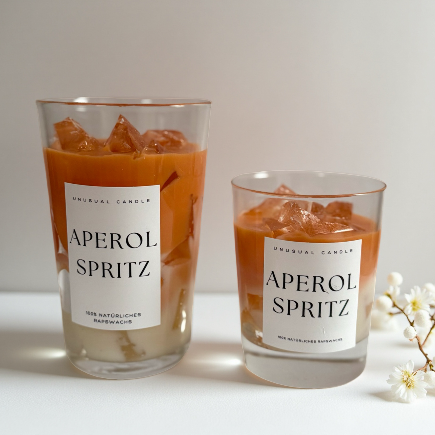 Aperol Spritz Kerze