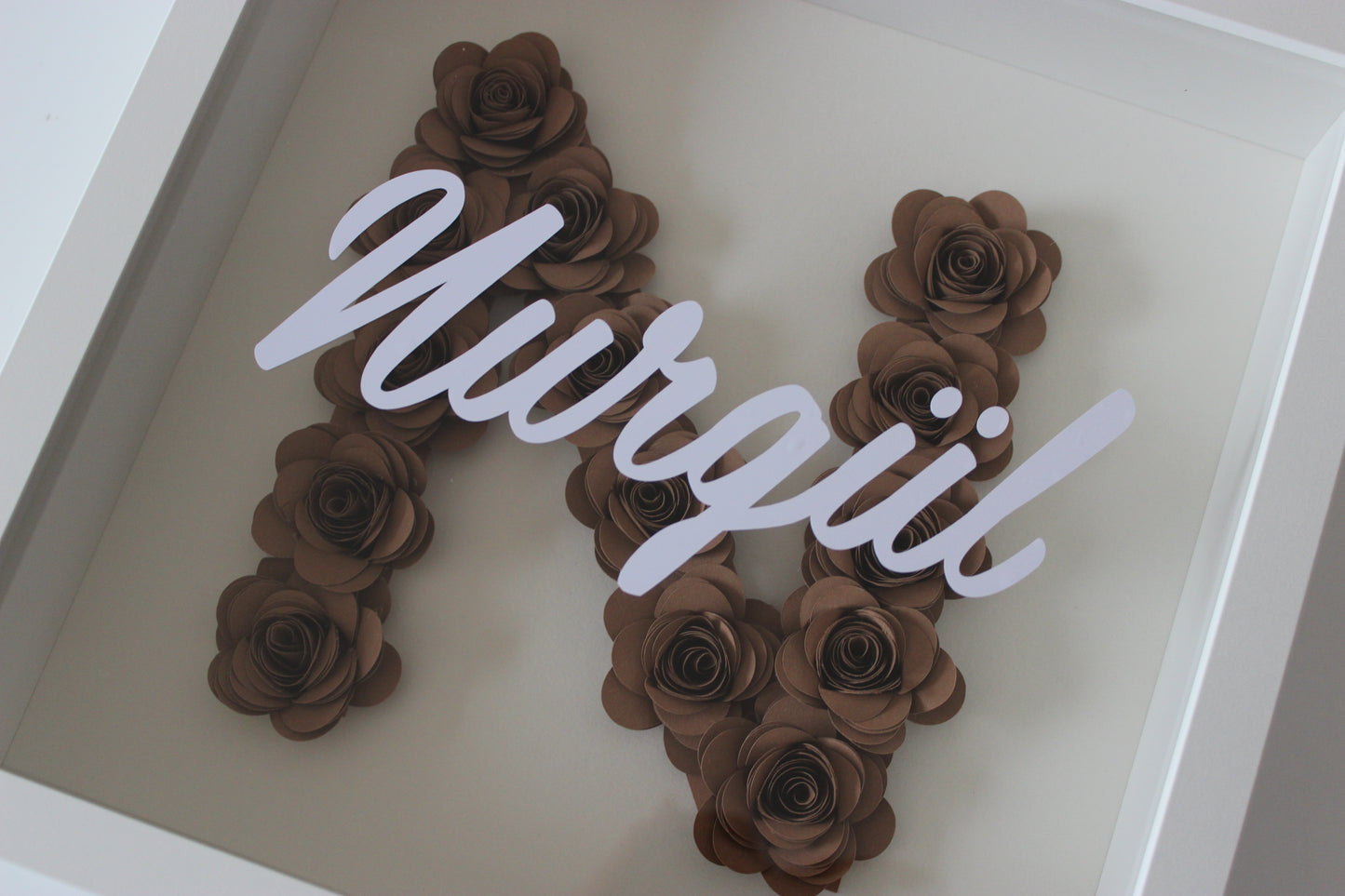 Initialen Rosenrahmen