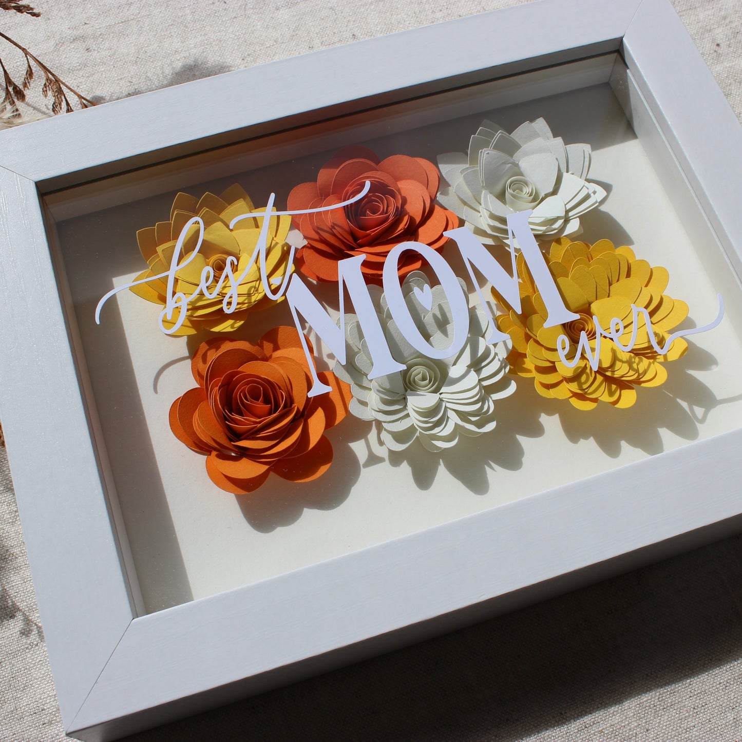 'best MOM ever' Rosenrahmen