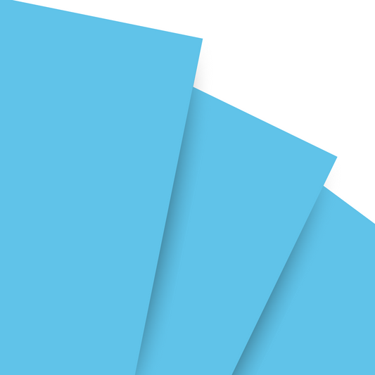 Tonpapier Himmelblau