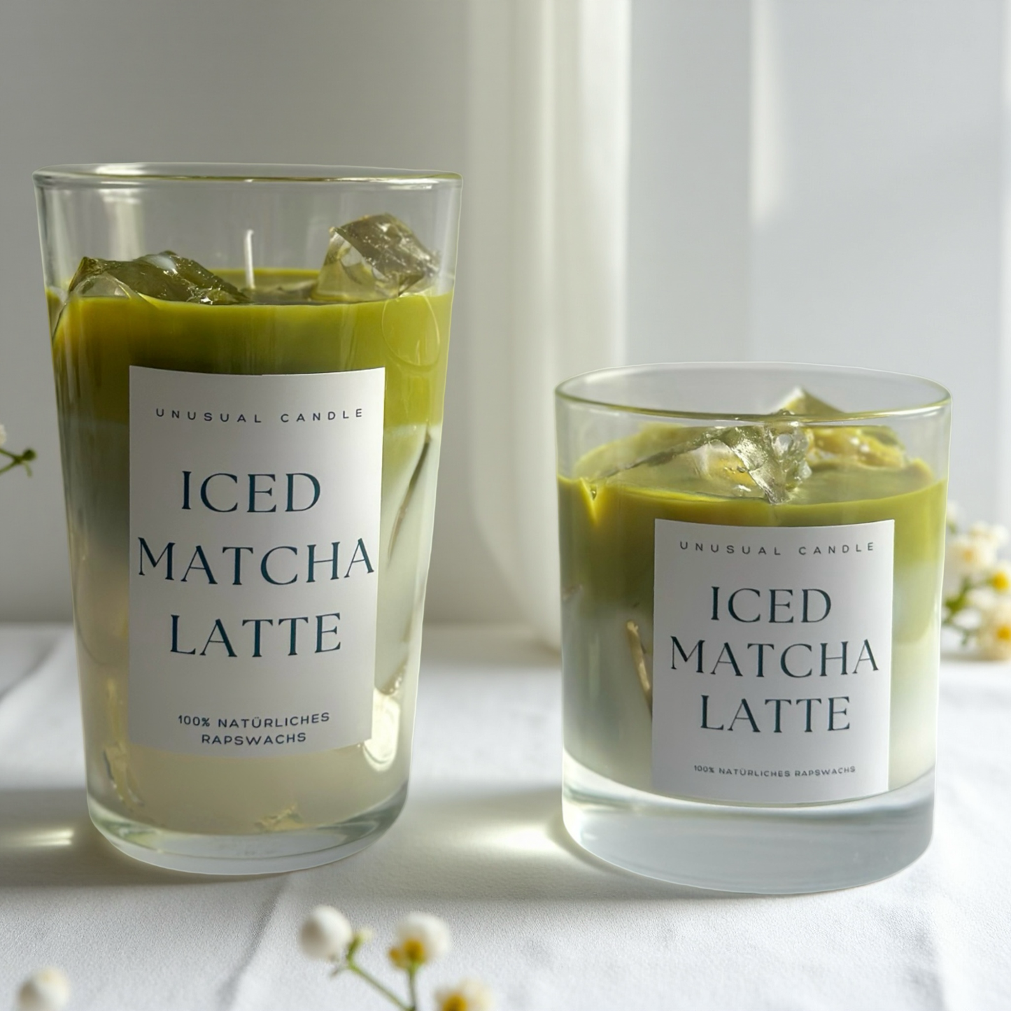 Iced Matcha Latte Kerze