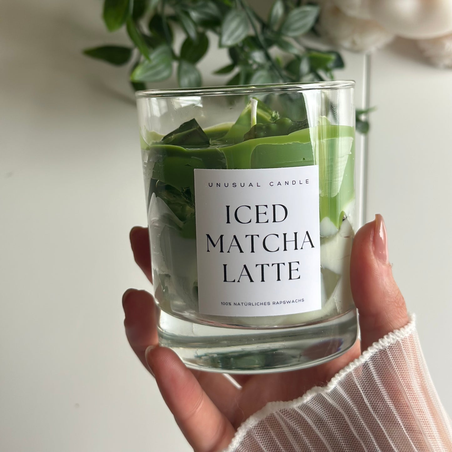 Iced Matcha Latte Kerze